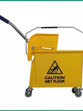 Janitorial Supplies Mop Bucket - Residential Small Mop Bucket w/ Wringer